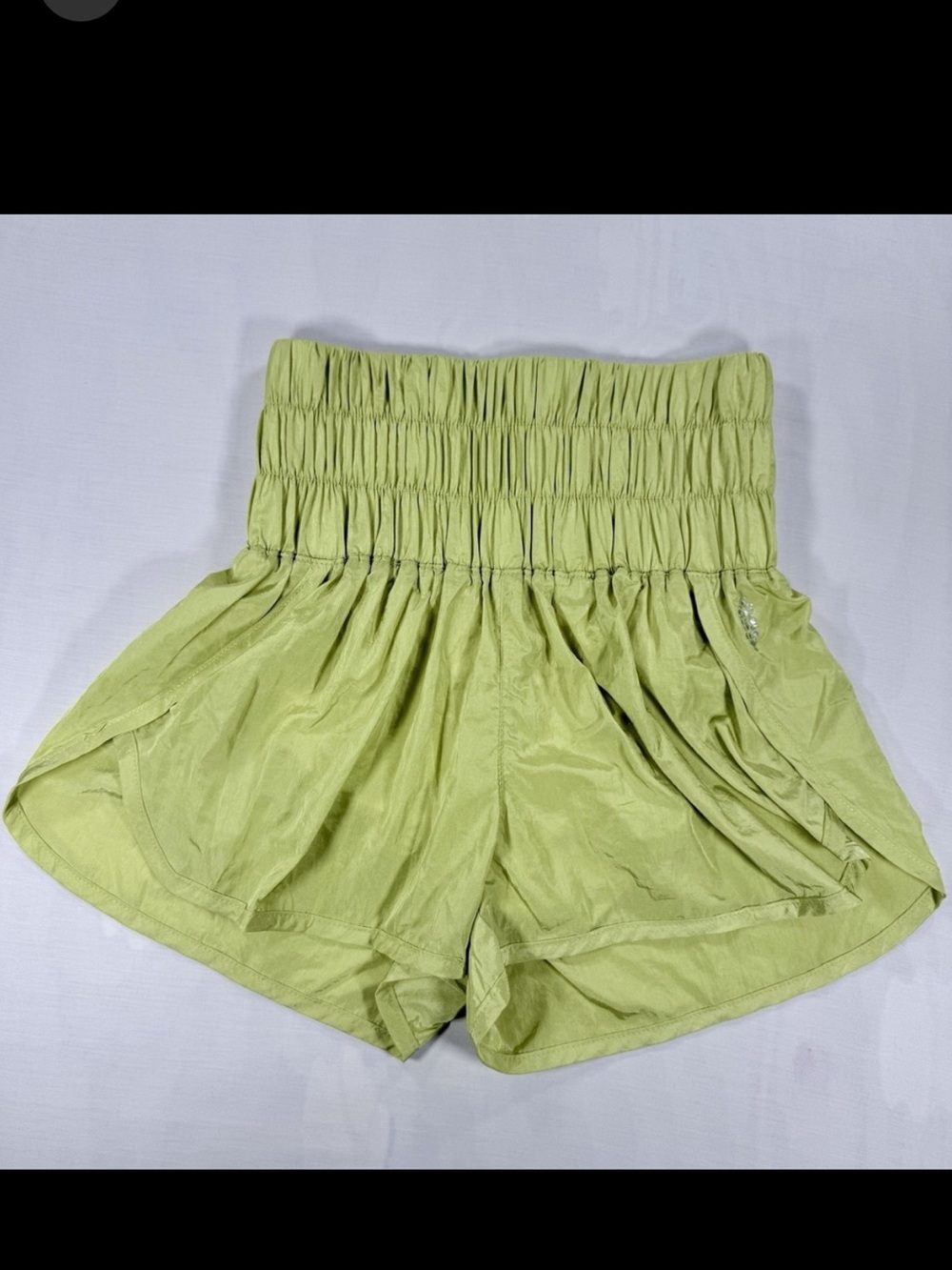 Free People Lime Athletic Shorts